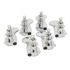 1:18 Gear Ratio Guitar Tuners Knob Enclosed Robust Silver Electric
