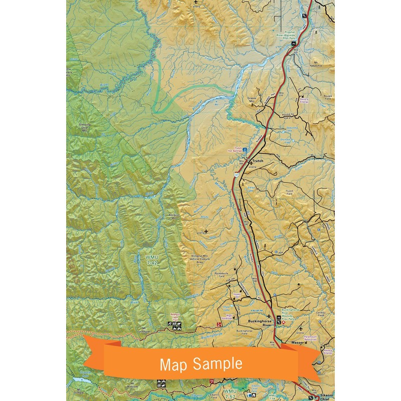 Northeastern BC Waterproof Map: 1st Edition
