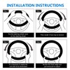 NGHEY Car Elastic Steering Wheel Cover is Suitable for 14