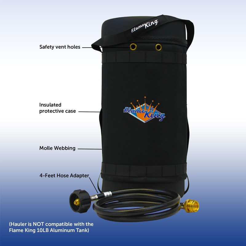 Flame King Gas Hauler Kit - Insulated Protective Carry Case