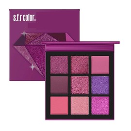 FMURY Maquillaje Metal Mate Sombra de Ojos Paleta Maquillaje Pinceles 9 Color Brillo pigmentado Sombra Sombra Paleta Maquillaje Paleta(C)             