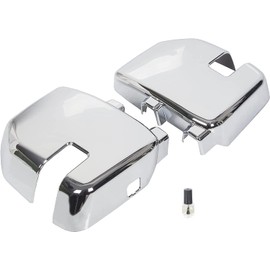 HECASA New Chrome Full Mirror Covers w/Signal Compatible with 2017-2021 Ford F250 F350 F450 Super Duty