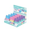 KEYROAD Ergonomic Double Pencil Sharpener Wave Pastel / Pack of