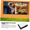 KONTONTY Portable Outdoor Projector Screen Easy Setup Projection Cloth for