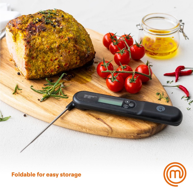 MasterChef Meat Thermometer Probe, Wireless Food Temperature Checker with Instant