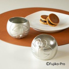 [Nousaku Japanese Paper Wrapping] Doraemon Tumbler H63 φ3.1 inches (79 mm) 7.9 fl oz (200 cc), 100% Tin