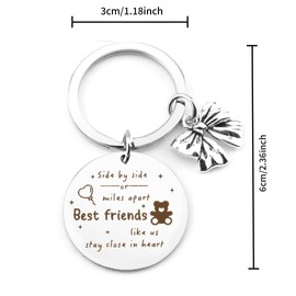 Friendship Gifts for Women,Best Friend Women Gifts,Best Friend Birthday Gifts,Friends Gifts,Funny Gifts for Friends,Bestie Gifts for Women,Best Friend Keyring,Best Friend Christmas Gifts