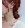 Gold&Deer 14K Goldfield Oval Slim One-Touch Ring Earrings Rose Gold