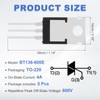 sourcing map 5 Pcs Bidirectional Thyristor BT136-600E TO-220 600V 4A