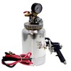 Remote 2 Quart Pressure Pot AIR SPRAY GUN Kit with Gauge and Hoses Paint Sprayer