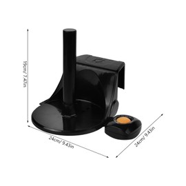 GLEAVI Shopping Plastic Bag Holder Black ：Fruits Vegetable Bags for Supermarket Dispenser Food Storage Saver Holder Supermarket Supplies ABS Bag Holder for Plastic Bags