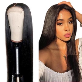 Lace Front Wig, Human Hair Wig, Real Hair, Brazilian Human, Hair Wig, Glueless Front Lace Wig, Smooth 130% Density