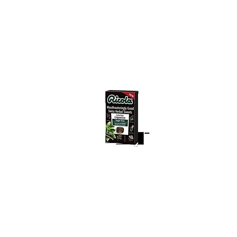 (6 PACK) - Ricola Box - Liquorice With Stevia |
