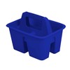 Storex Mini Classroom Caddy, Multipurpose Classroom Organizer with Handle, Blue,