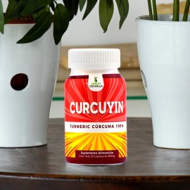 Curcuyín 4x30 Capletas Turmeric Cúrcuma 100 Natural 120caps Sabor