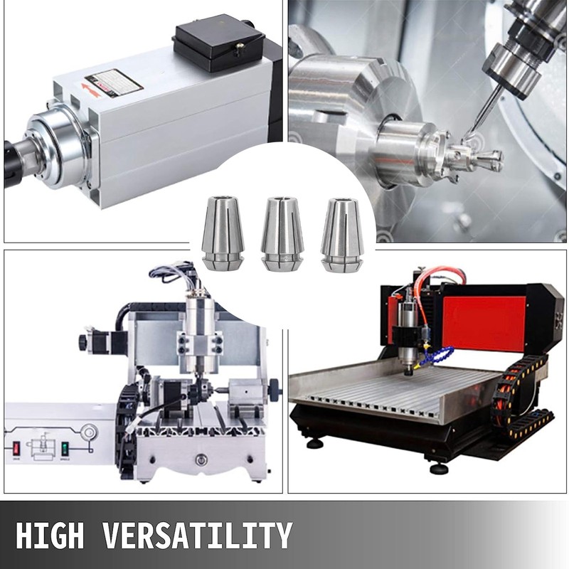 3PCS Collet Set CNC ERG16 Series Chuck Spring Collet Engraving