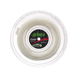 Prince Synthetic Gut w/Duraflex 16g White Tennis String Reel