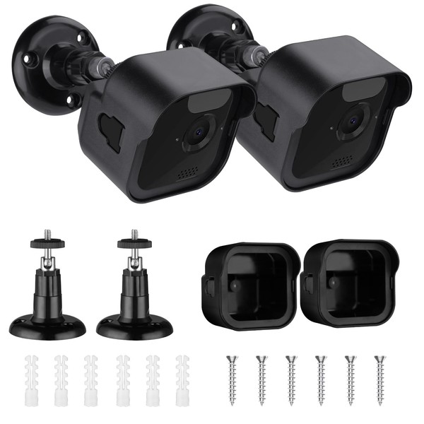 OFFCUP Weatherproof Protective Cover, 2pcs Blink Outdoor Camera Wall Mount,