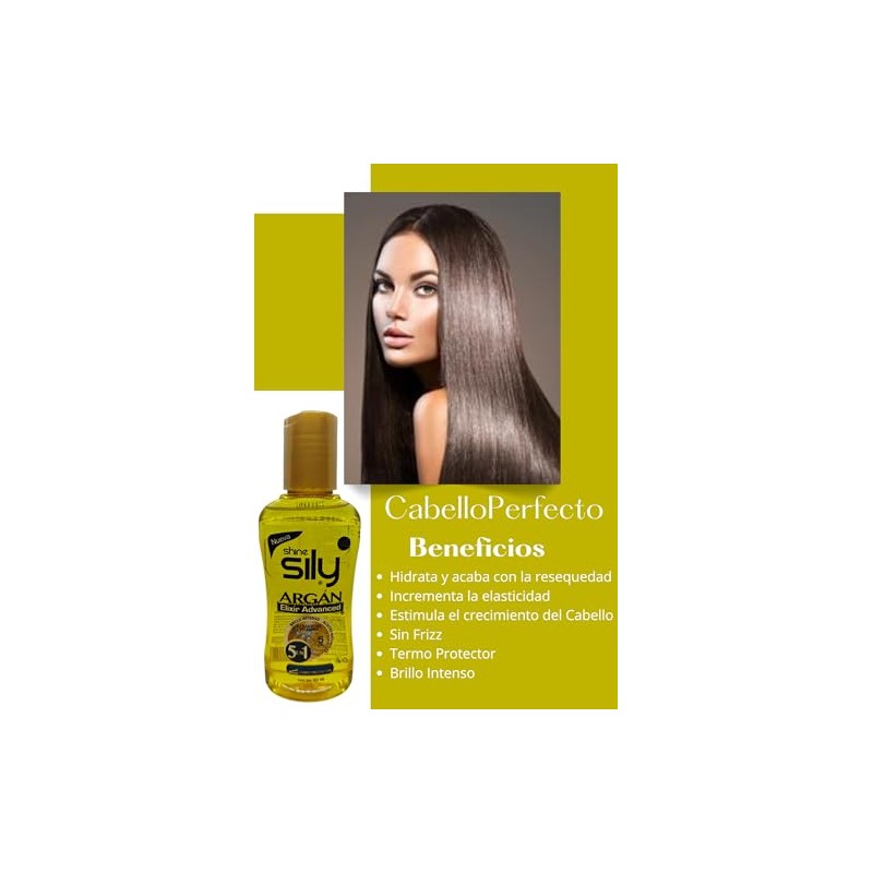 Shine Sily, Elixir Advanced, Slica para el Cabello con Aceite