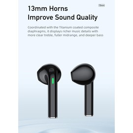 AWEI Słuchawki Bluetooth 5.3 T26 Pro TWS Black Brand