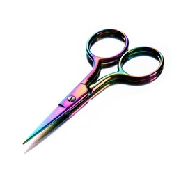 Unbranded 3.5 Inch Rainbow Titanium Embroidery Scissors