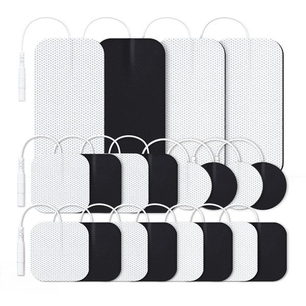 AUVON TENS Unit Replacement Pads Combination Set, 20 Packs Multiple