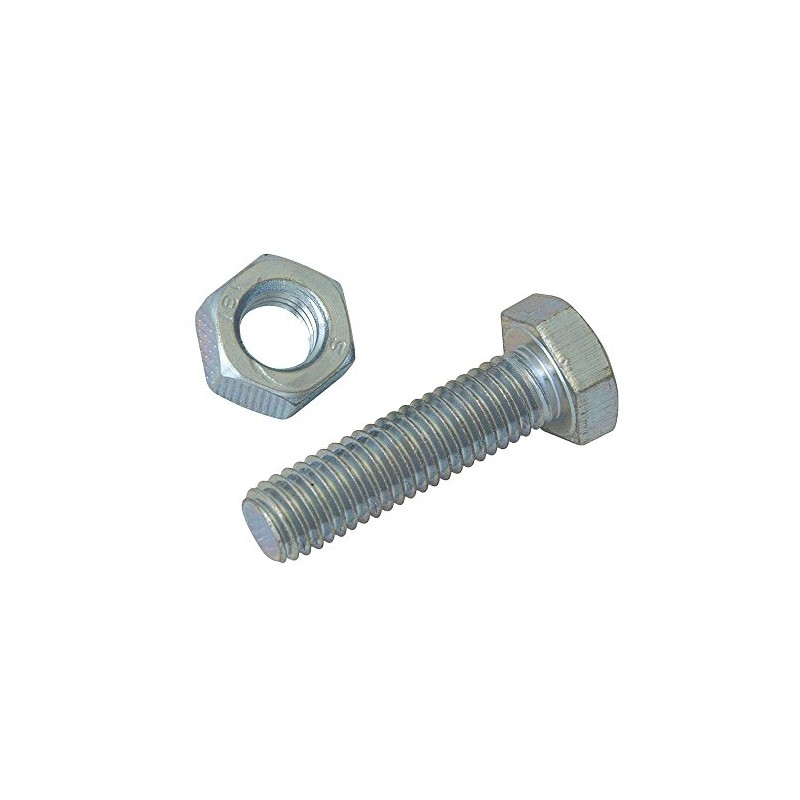 Fixman 662943 Hexagonal Screws and Nuts Assortment 75 Pieces, Grey,