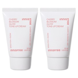 Innisfree Cherry Blossom Glow Tone-Up Cream, 50ml, 2 pieces / 이니스프리 왕벚꽃 글로우 톤업 크림, 50ml, 2개