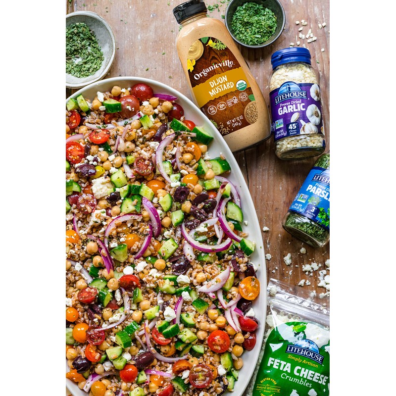 Organicville Dijon Mustard - Mustard Dijon Organic, Dijion Mustard, Vegan,