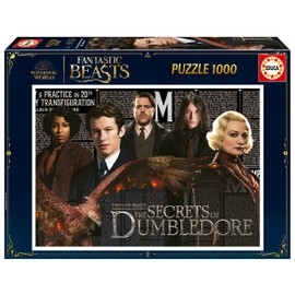 Educa 19493, Fantastic Beasts, 1000 Piece Puzzles for Adults and Children from 10 Years, Dumbledores Secrets, Fantastic Beasts, Wizarding World