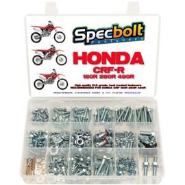 250pc Specbolt Fasteners Brand Bolt Kit fits: Honda CRF150 CRF250 CRF250 Maintenance & Restoration of MX Dirt bike Fasteners CRF 150 250 450