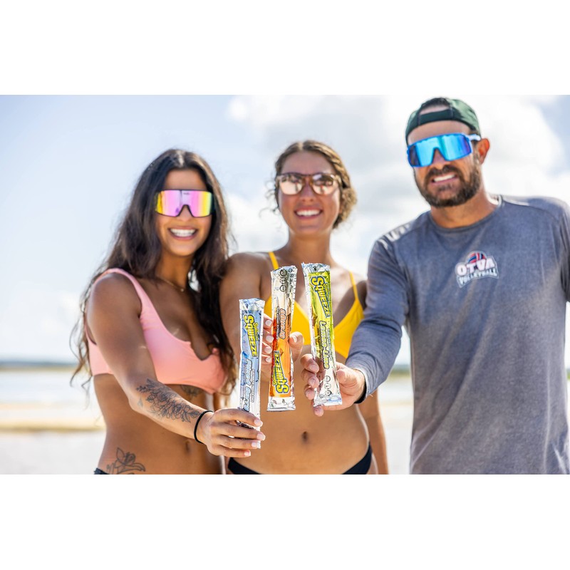 Sqwincher Sqweeze Electrolyte Freezer Pops, Variety Pack, 10 Count (Pack