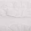 Prairie Swag Curtain White Ruffle Sheer Petticoat Length About 92cm