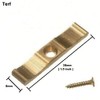 TERF® 5 Pcs Solid Brass Turn Buttons 38mm [ 1.5''