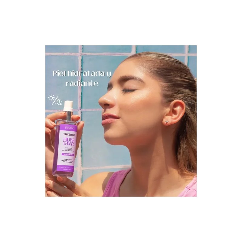 Tónico Facial Hidratante Antiarrugas Áci Hialurónico Biotiks Tipo De Piel