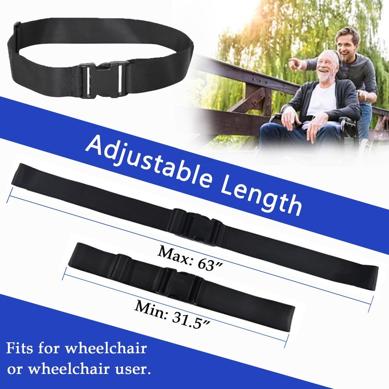 Wheelchair Seat Belt for Elderly & Disabled - Electric Scooters