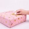 MR FIVE Pink with Gold Star Tissue Paper Bulk,20" x