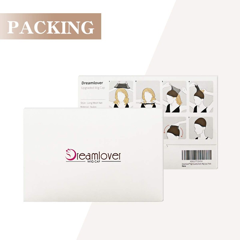 Dreamlover Hair Net for Wigs, Wig Caps to Hold Wig