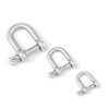 8mm D-Shackles Stainless Steel A4-Marine Grade (316) - for connecting