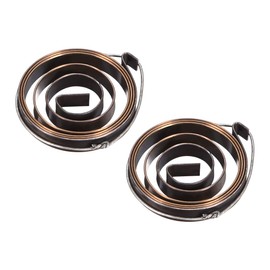 sourcing map Drill Press Return Spring, Quill Spring Feed Return Coil Spring Assembly, 2.2Ft Long, 35 x 6 x 0.7mm 3PCS