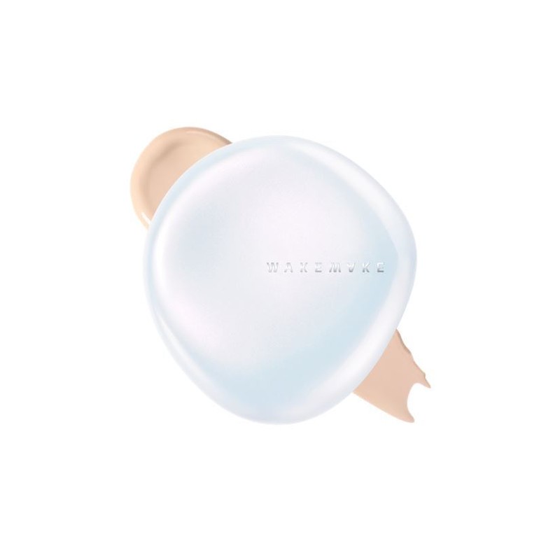 WAKEMAKE Water Glow Coating Cushion SPF50+/PA++++ - [SET] 21 Vanilla