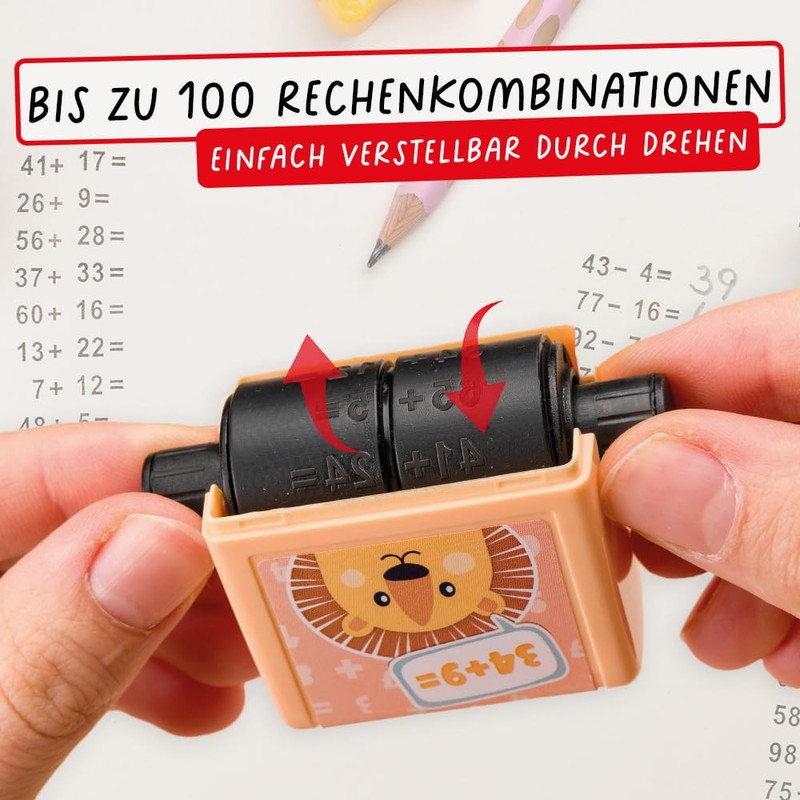 Trodat Little Dots Calculation Rally Number Roller Set - 2