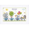 Vervaco Counted Cross Stitch Kit Cute Animal Parade 16.4" x