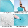APEXUP Yoga Ball Exercise Ball, Anti Slip Stability Ball Chair,