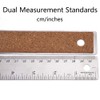 Stainless Steel Ruler, 15/30/38/45 cm Straight Metal Ruler, Metric Imperial