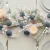 KI Store 6cm Gray Velvet Ball Ornaments 6pcs for Party