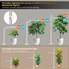 Standing Grow Light with Auto-Timer, 36W Vertical Grow Lights for