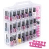 DreamGenius Nail Polish Organizer Case for 48 Bottles with 2
