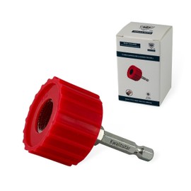 1/2-Inch Copper Pipe Cleaner for Power Drill, Model InerLok050, 1/2” Tube Cleaning Brush, Cleans Copper / Bronze / Brass Pipes and Tubes for Soldering, w/ Stainless-Steel Wire Bristles and 1/4” Shank…