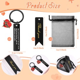 Sureio 36 Pcs Nurse Gift for Women Keychains Nurses Week Gifts Nurse Practitioner Employee Nursing Medical Assistant(Black)